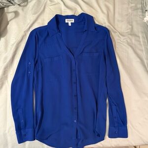 Express Royal Blue Portofino Shirt